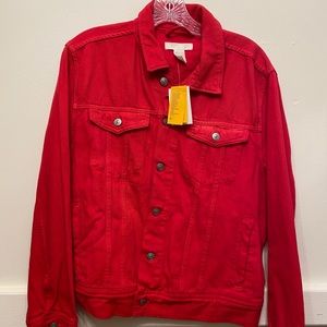 Red Denim Jacket